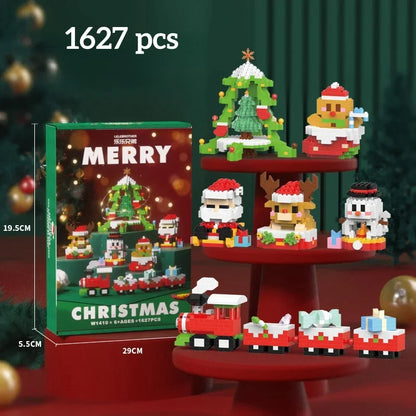 Christmas Mini Building Blocks Toy Set – Festive Holiday Gift