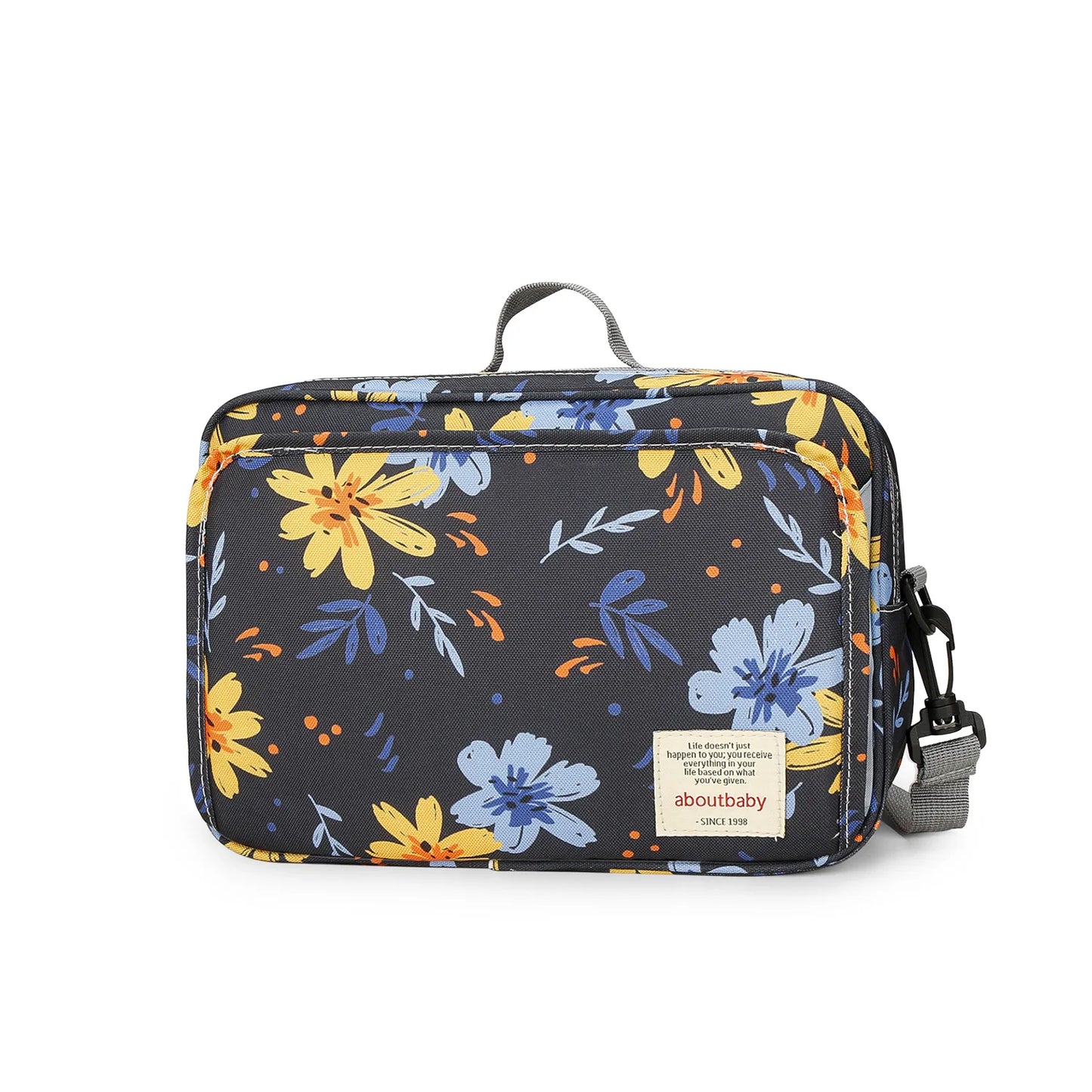 Waterproof Baby Diaper Bag – Printed Wet Dry Reusable Maternity Bag