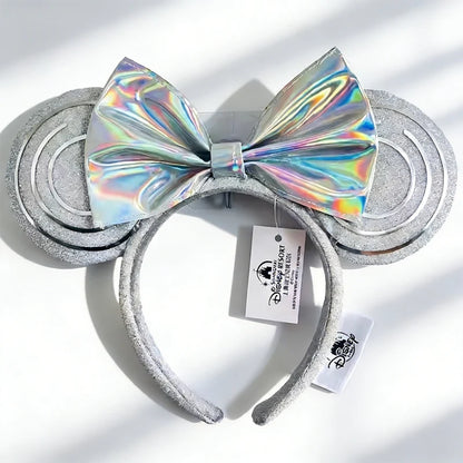 Minnie Mouse Sequin Ears Headband with Bow – Disney Park Style
