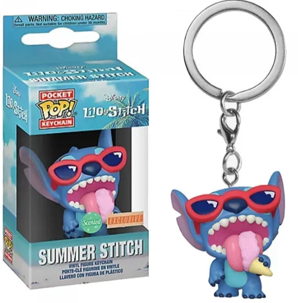 Disney Pocket Pop Keychain – Stitch Mickey Minnie & More