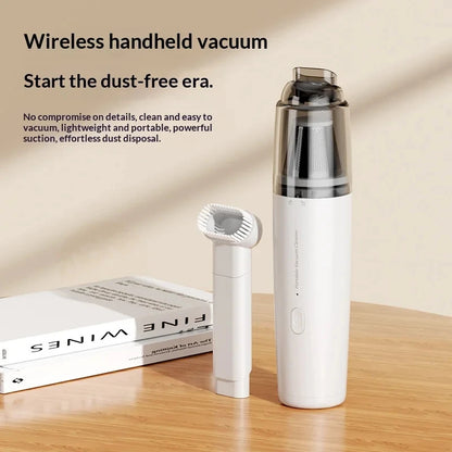 Mini Handheld Car Vacuum Cleaner Rechargeable Portable Cordless Auto Home