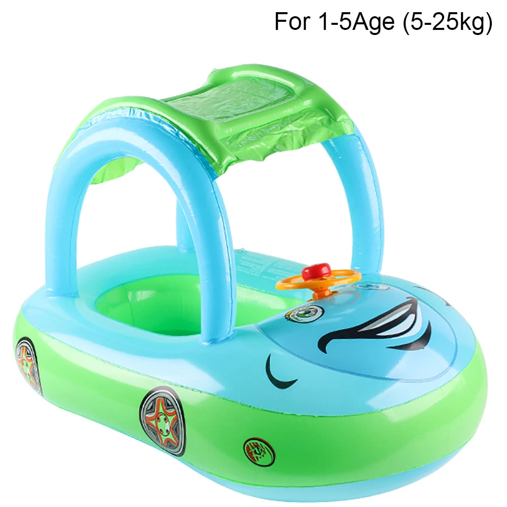 Car Shaped Toddler Pool Float for Kids Ages 4 to 6