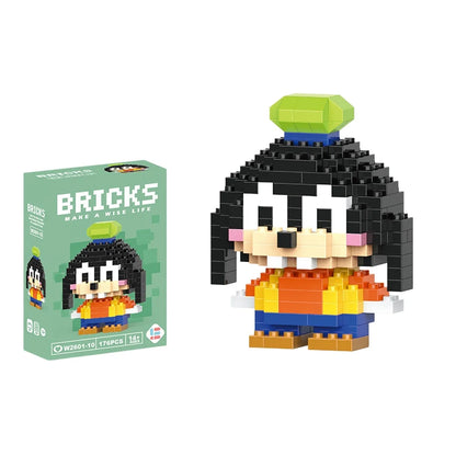 Cartoon Character Mini Building Blocks Set – DIY Brick Figures