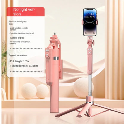 Selfie Stick Tripod with Bluetooth Remote – 170cm Extendable