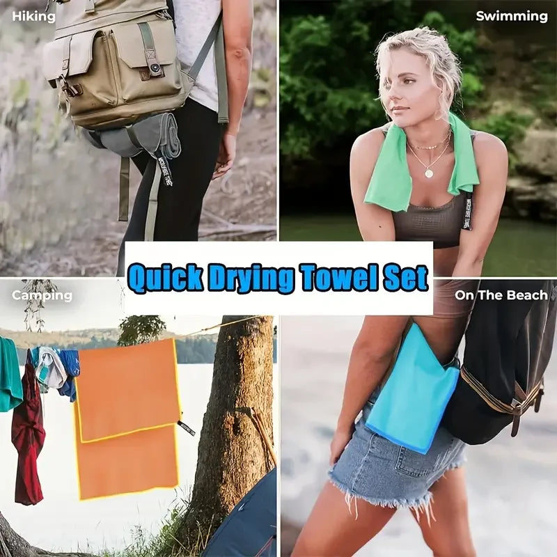 Quick-Dry Sports Towel – Swimming, Gym & Camping
