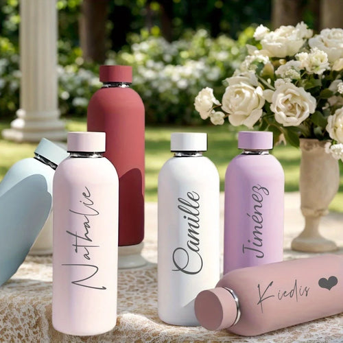 Personalized Engraved Insulated Water Bottle | Custom Name 16.9oz