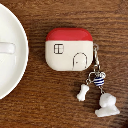 Cute House Pattern AirPods Case – Fits All AirPods Models