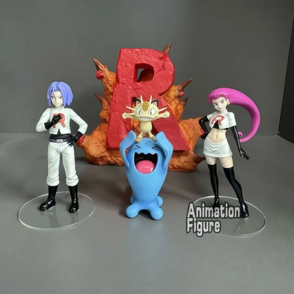 3 to 11CM Pokémon Team Rocket PVC Action Figure Set