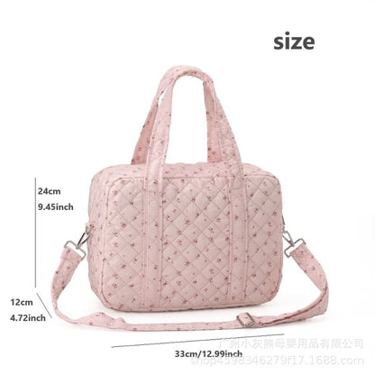 Quilted Diaper Bag – Stylish Maternity Tote for Moms