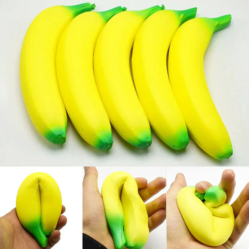 Squishy Banana Slow Rising Stress Relief Squeeze Toy