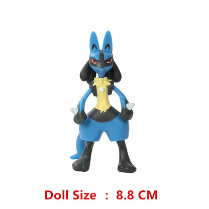 Pokémon Gengar Pikachu Eevee Greninja Mewtwo Action Figure Collection