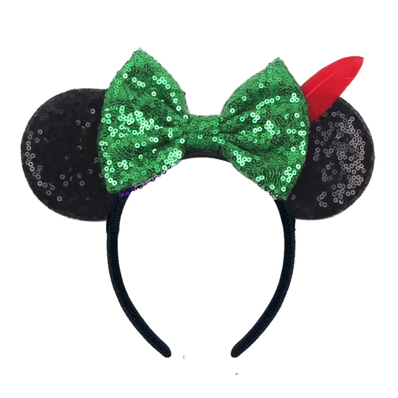 Disney Mouse Ear Headband Sequin Bow for Girls Adults Halloween Party
