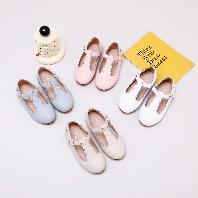 Kids Mary Jane Shoes – Girls Flat Oxford Platform Shoes