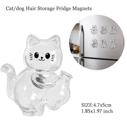 Pet Hair Memorial Keychain – Transparent Dog & Cat Pendant