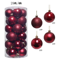 24Pcs Burgundy