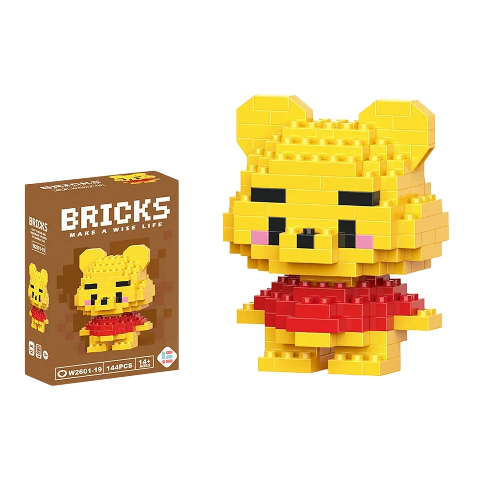 Cartoon Character Mini Building Blocks Set – DIY Brick Figures