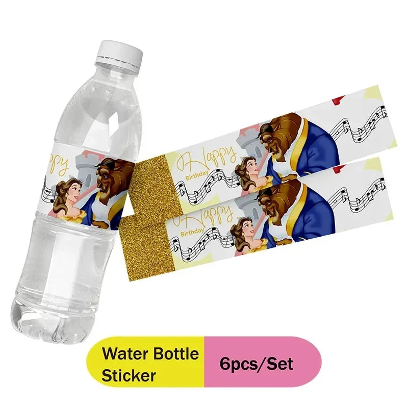 Beauty and the Beast Party Supplies – Disney Princess Birthday Decorations Set