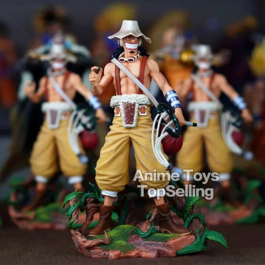 25CM One Piece Usopp and Luffy PVC Action Figure