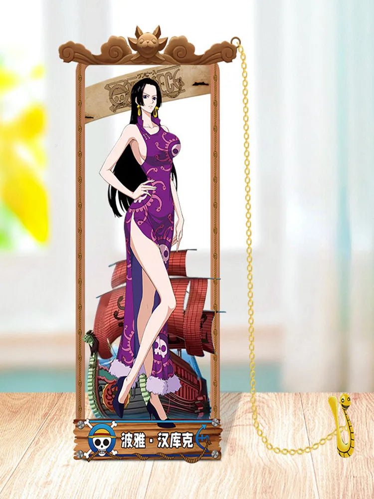 One Piece Cartoon Character Metal Bookmark