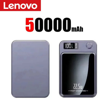 Lenovo Magnetic Wireless Power Bank 22.5W Fast Charging 50000–200000mAh