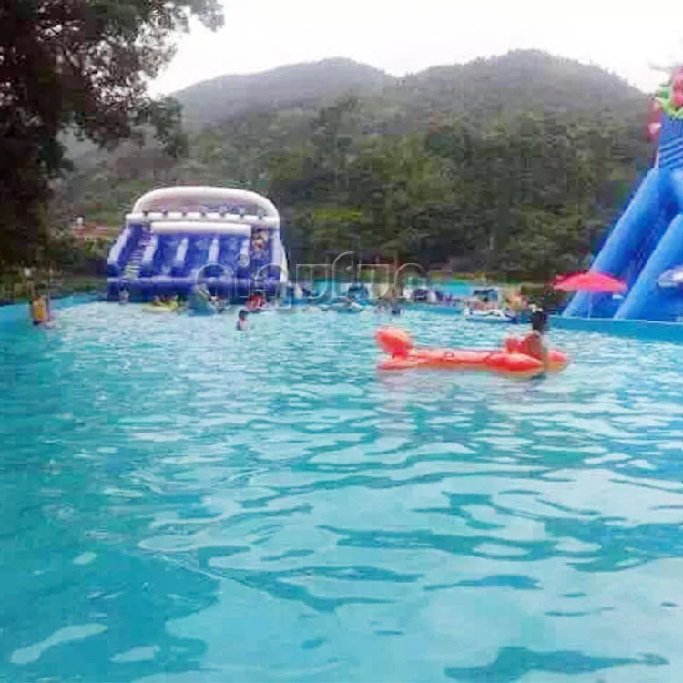 Inflatable Water Park with Pool