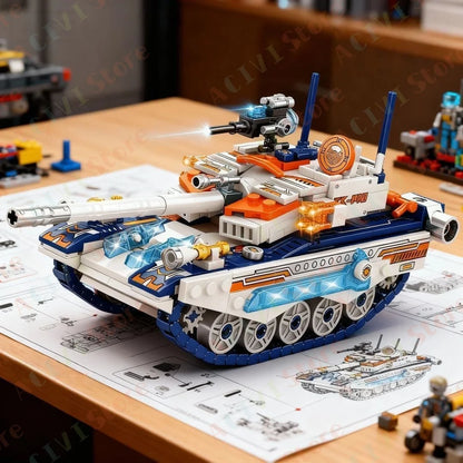 Military Building Blocks Set – Tank, Warship, Plane & Army Models