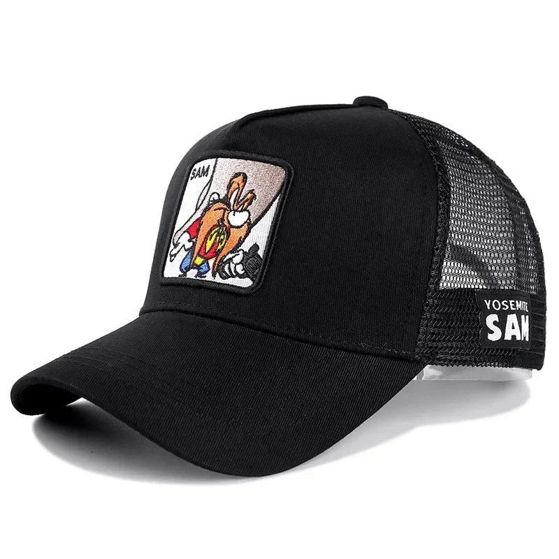 Cartoon Anime Trucker Cap – Unisex Adjustable Baseball Hat