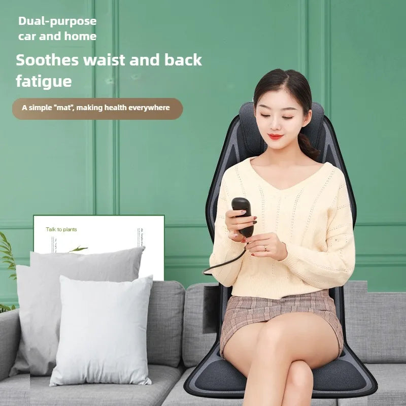 Full Body Massage Seat Cushion with Heat & Lumbar Airbag