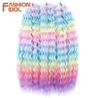 Water Wave Crochet Braiding Hair – Ariel Curl 22 Inch