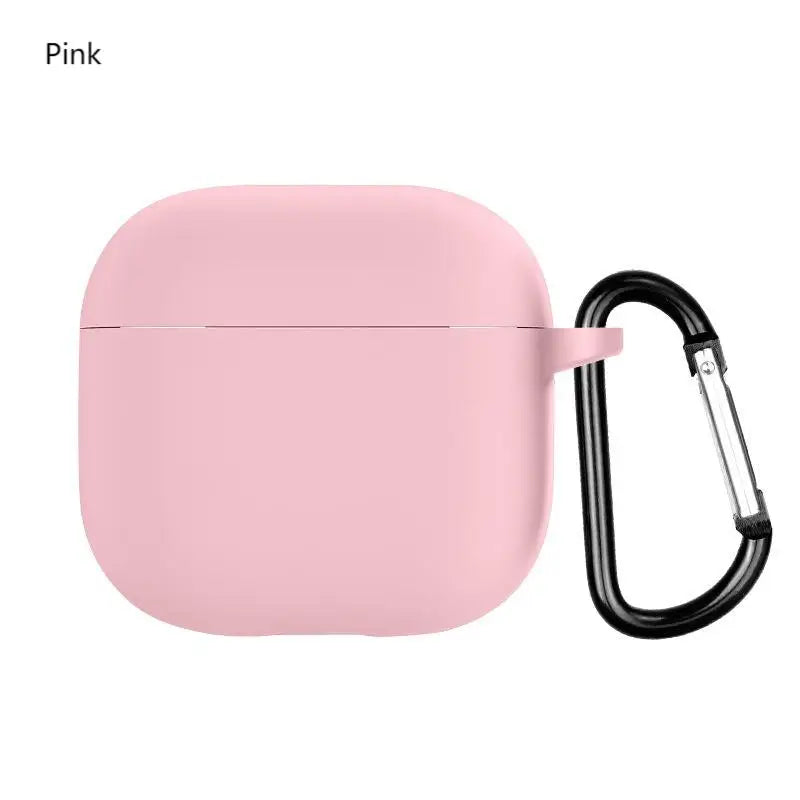 AirPods 4 Silicone Case with Carabiner Clip – Protective Cover
