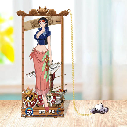 One Piece Cartoon Character Metal Bookmark