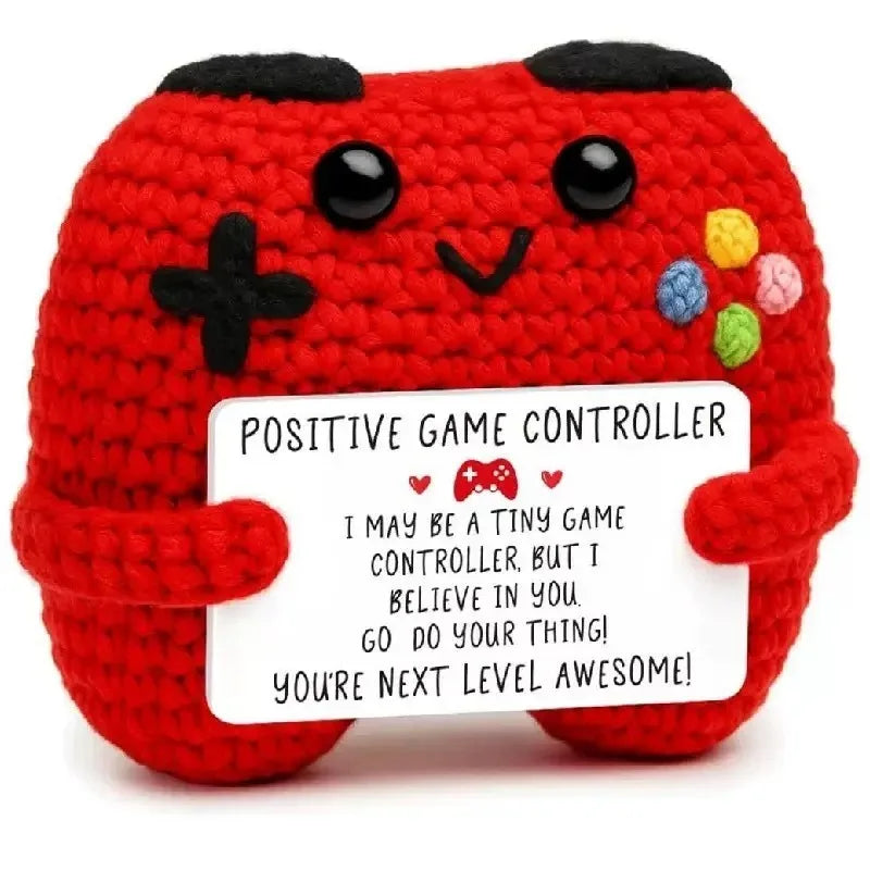 Crochet Pocket Hug Doll – Handmade Knitted Positive Energy Gift