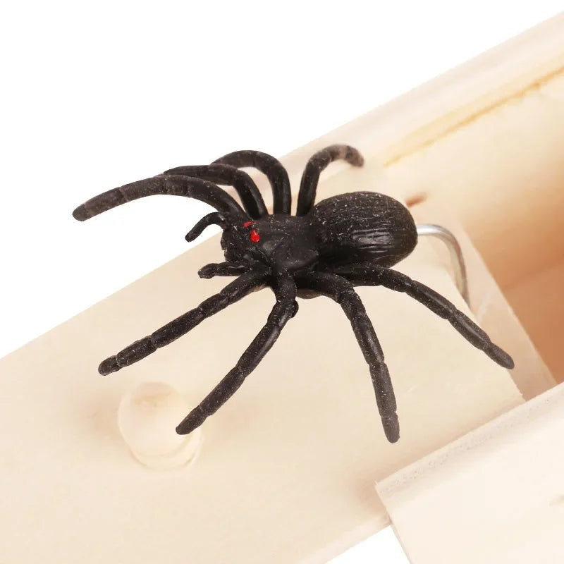 Spider Prank Scare Box – Halloween Trick Toy for Kids & Adults