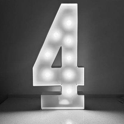 Light-Up Marquee Number 0-9 | 28.7" LED Party Decoration