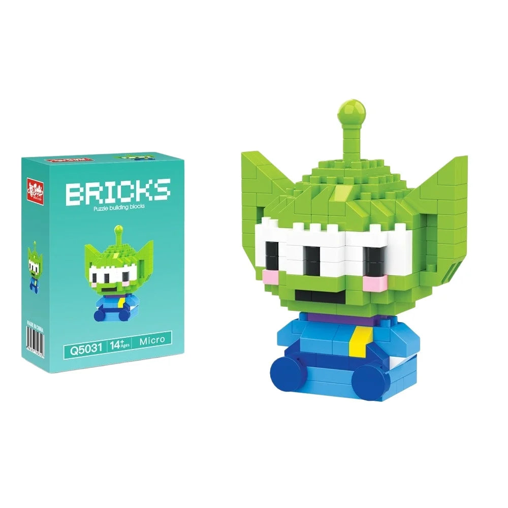Cartoon Character Mini Building Blocks Set – DIY Brick Figures