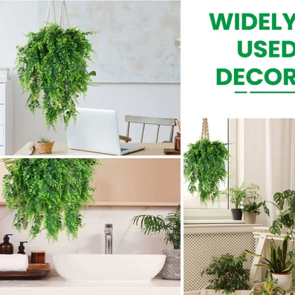 Artificial Hanging Plant Vine – 90cm Faux Greenery for Home & Wedding Decor