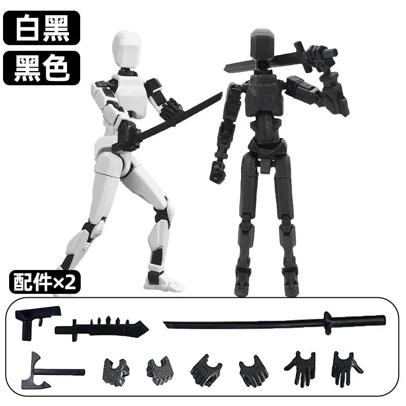 T13 Multi-Jointed Robot Dog Action Figure – Poseable Titan Mech Toy