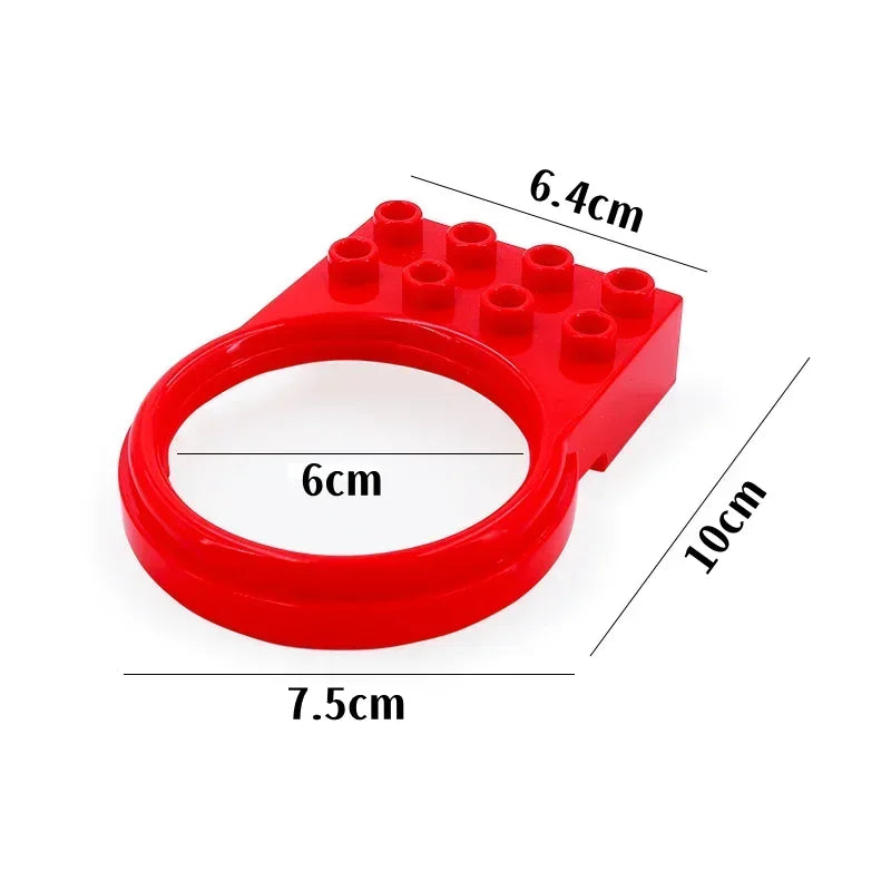 Large Building Blocks Playground Parts – Duplo Compatible Accessories