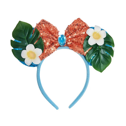 Disney Mouse Ear Headband Sequin Bow for Girls Adults Halloween Party