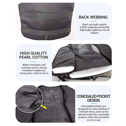 Neoprene Life Jacket for Adults and Kids Water Sports