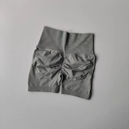 High-Waist Yoga Shorts for Women – Butt Lift Fitness Shorts