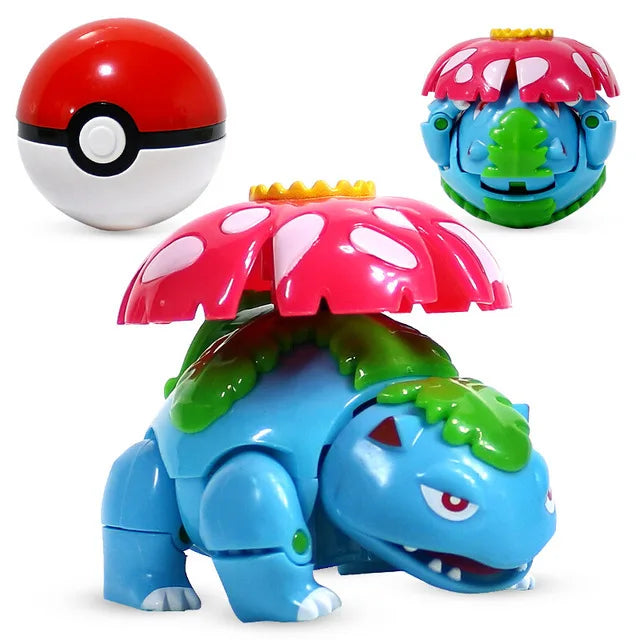 12 Style Pokémon Ball Pikachu Mewtwo Action Figure Collection