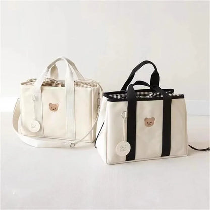 Diaper Bag Tote with Stroller Straps for Moms