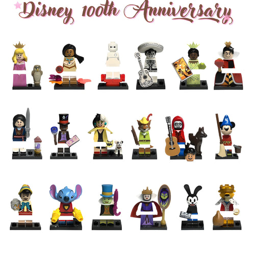 Disney 100th Anniversary Mini Figure Building Block Toy
