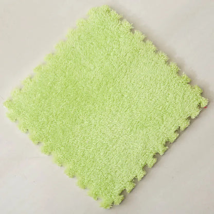 Soft Plush Interlocking Foam Puzzle Floor Mat Tiles