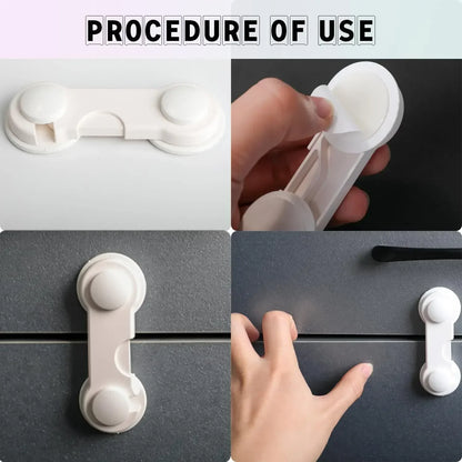Baby Safety Cabinet & Drawer Locks – Child Proof Door Lock