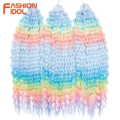Water Wave Crochet Braiding Hair – Ariel Curl 22 Inch