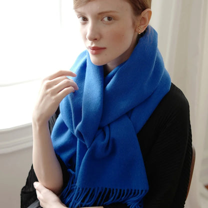 Cashmere Wool Winter Scarf for Women – Soft Wrap Shawl