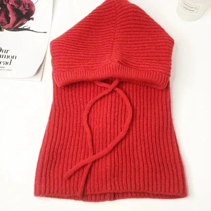 Balaclava Hooded Scarf – Women's Knit Winter Hood