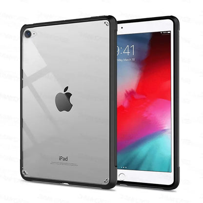 Clear Silicone iPad Case with Protective Bumper – Multi-Model Compatible